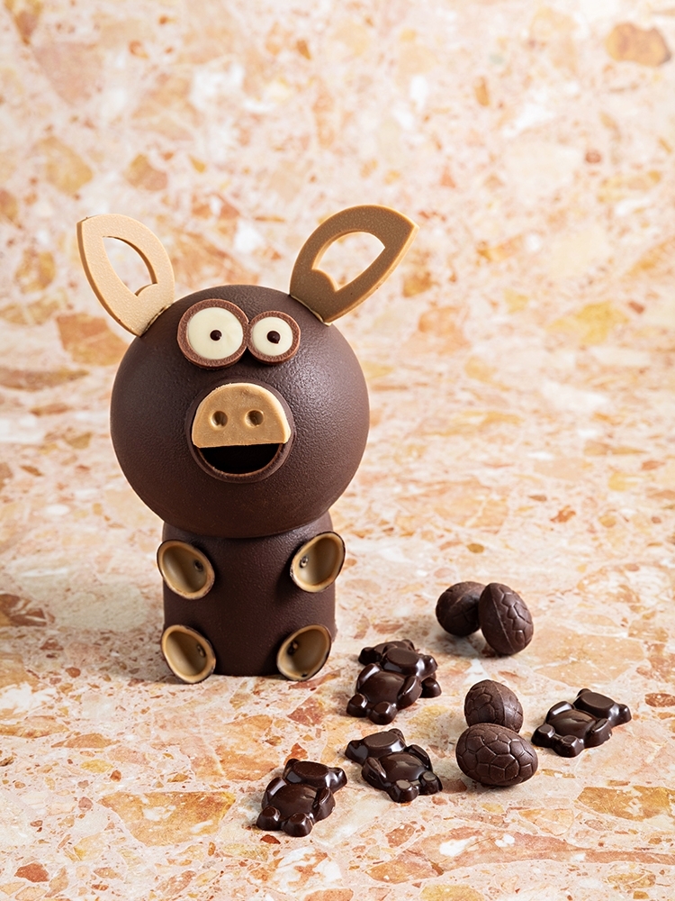 Dark Marshmallow Bear XL | La Patisserie Cyril Lignac