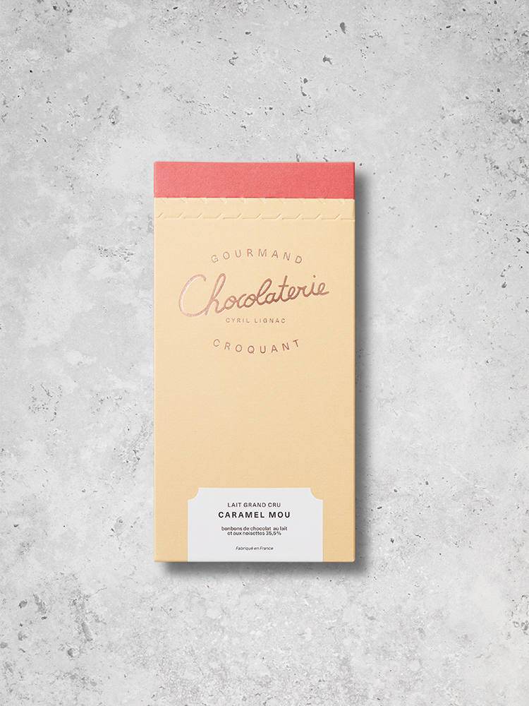 Tablette chocolat Lait Grand Cru Caramel et Guimauve