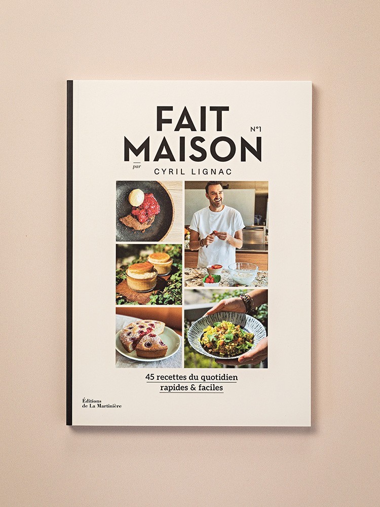 Livre Fait Maison 1 Cyril Lignac - Gourmand Croquant
