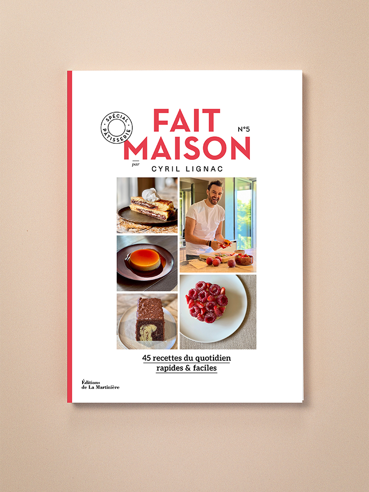 Livre Fait Maison n°5 Cyril Lignac - Gourmand Croquant