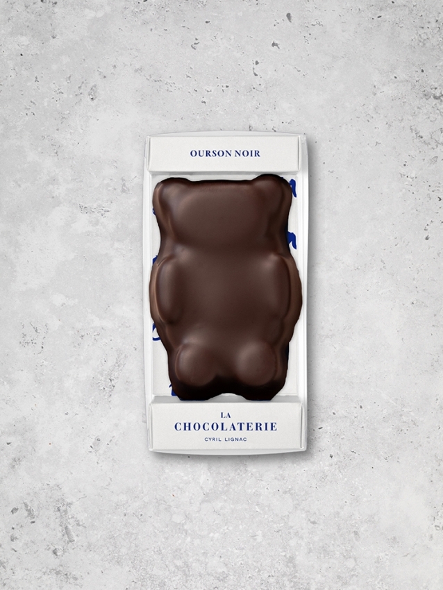 Ourson Guimauve Noir XL La Patisserie Cyril Lignac